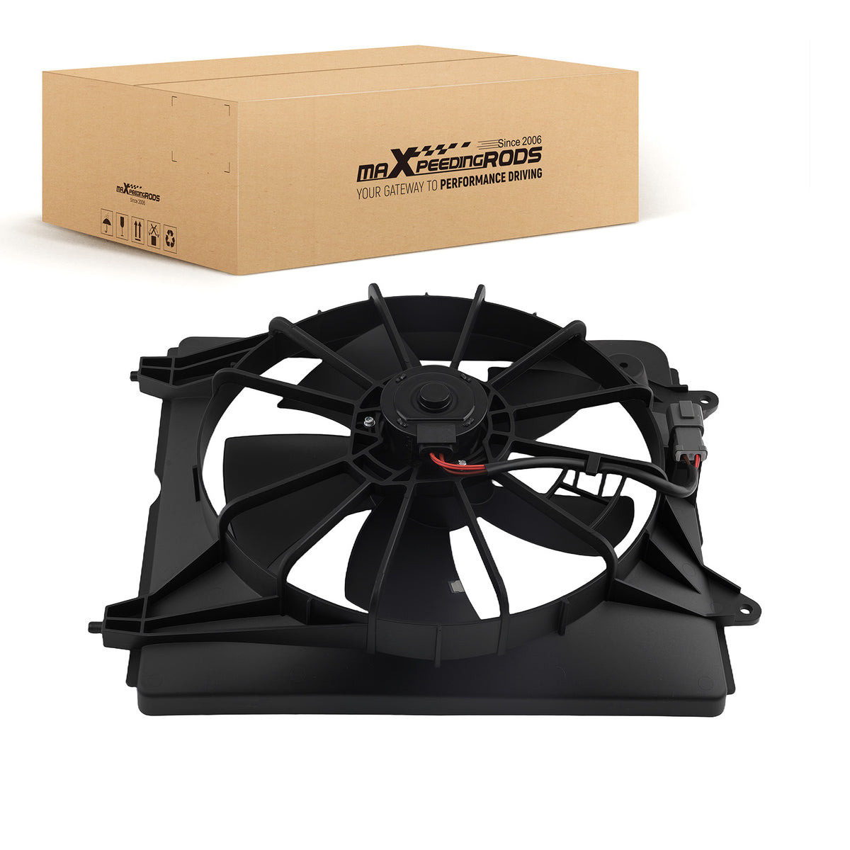 Cooling Fan compatible For Honda CR-V 2.4L L4 2007-2009 19015RZAA01 HO3110116 600820