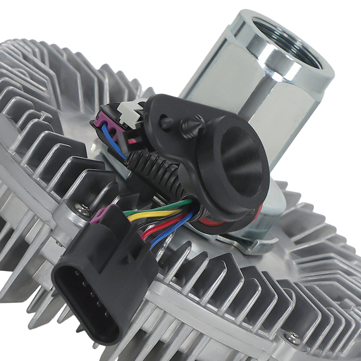 Fan Clutch Assembly compatible For Chevy Silverado2500HD/3500HD compatible For GMC Sierra 2011-2014
