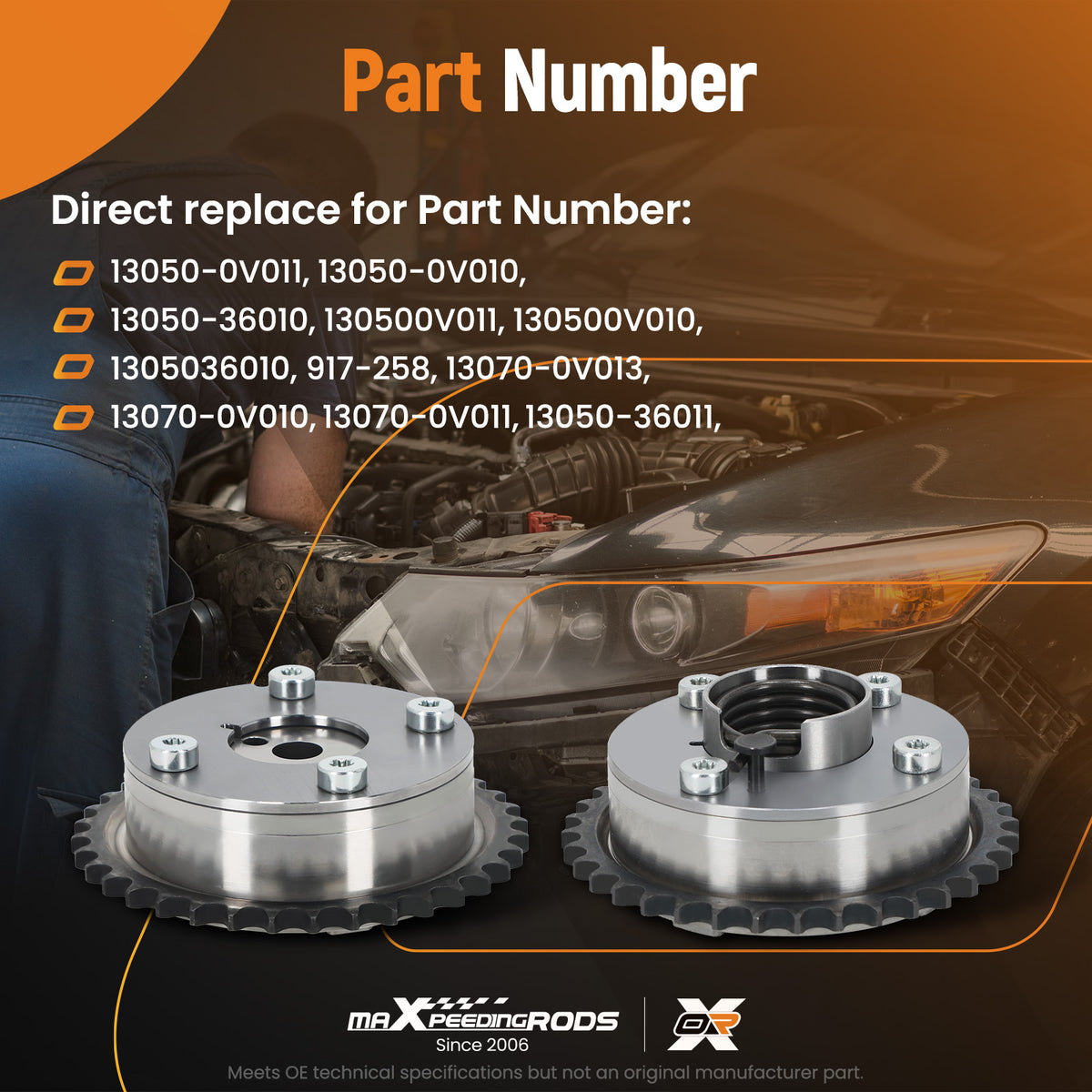 Variable Valve Timing VVT Sprocket compatible For Toyota RAV4 Venza compatible For Camry Highlander Sienna