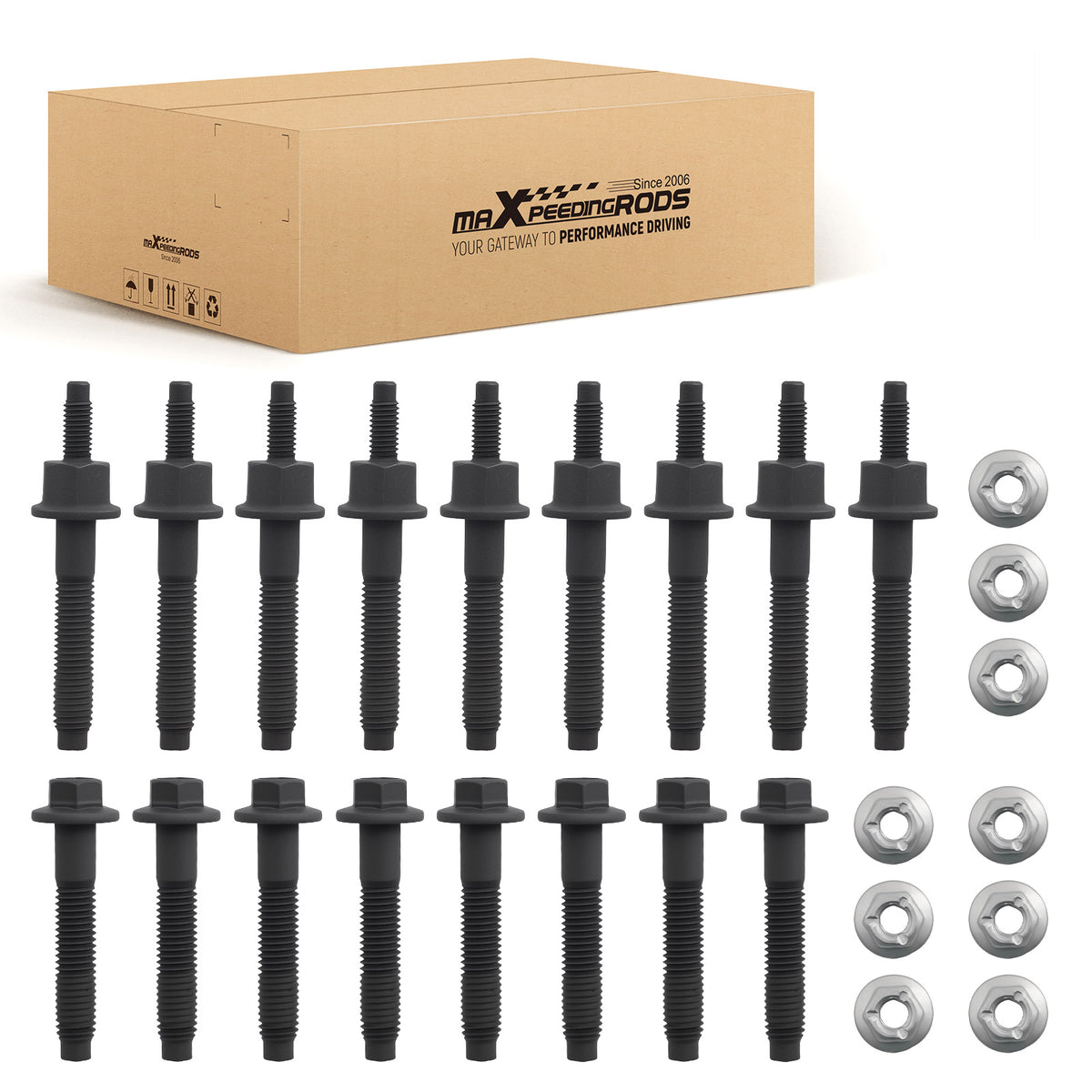 Exhaust Manifold BoltStud Kit compatible for Dodge Charger Durango Magnum 5.7L V8