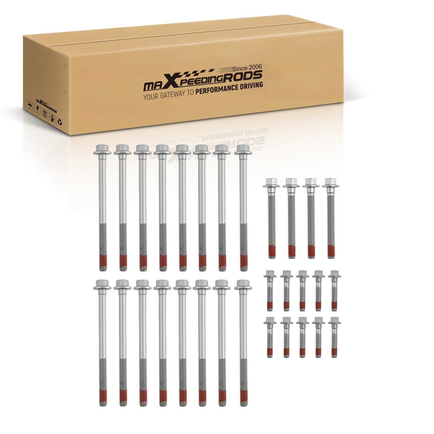 Cylinder Head Studs compatible For Cadillac CTS 5.7L 346Cu V8 2004 12498545 HB349N