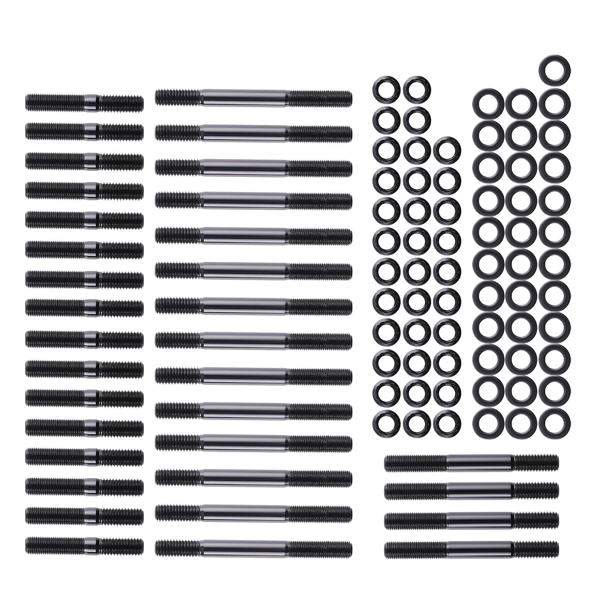 Cylinder Head Stud Kit compatible For Chevy Small Block SBC 265 267 283 302 305 307 327
