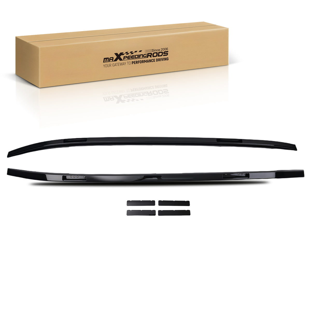Aluminum Alloy Roof Luggage Rack compatible For Toyota RAV4 19-20 Black 75KG Load