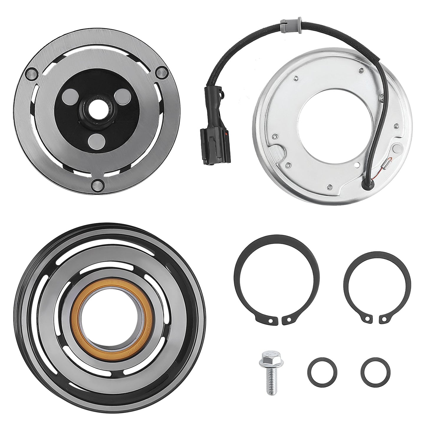 A/C Compressor Clutch Kit compatible For Subaru Impreza compatible For Forester 2008-2010