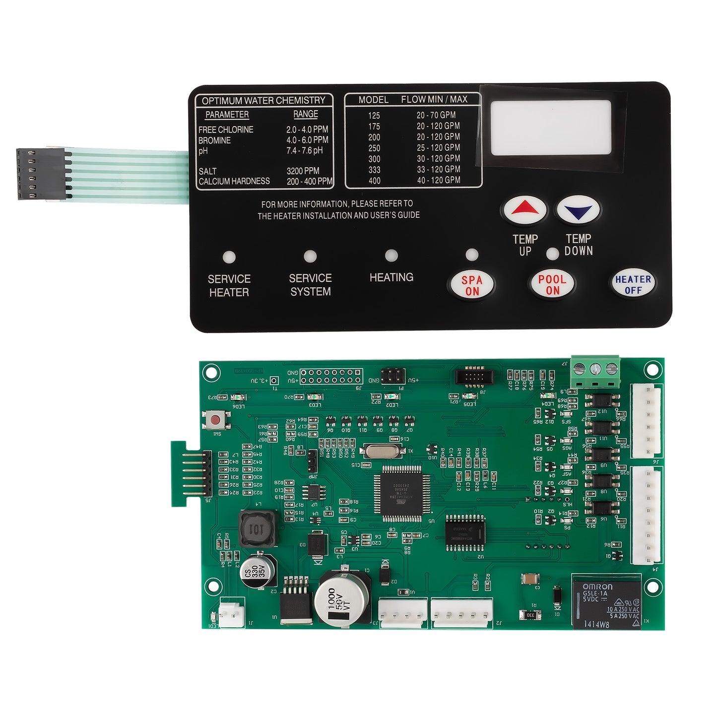 Control Board Kit w/ Switch Pad For MasterTemp NA/LP 472610Z 460805 42002-0007S