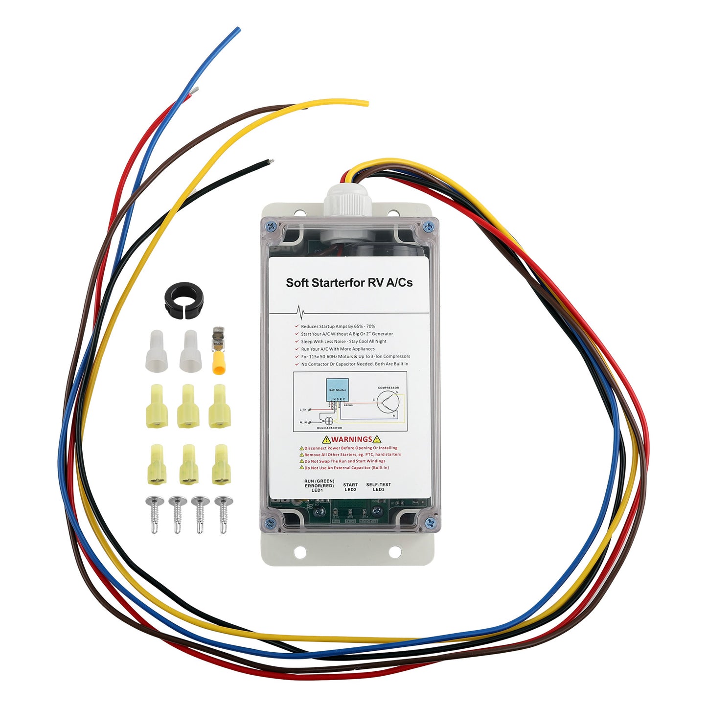 Soft Start For RV Air Conditioner w/ a Small Generator 064-018 HASS-02 SSRV3TDC