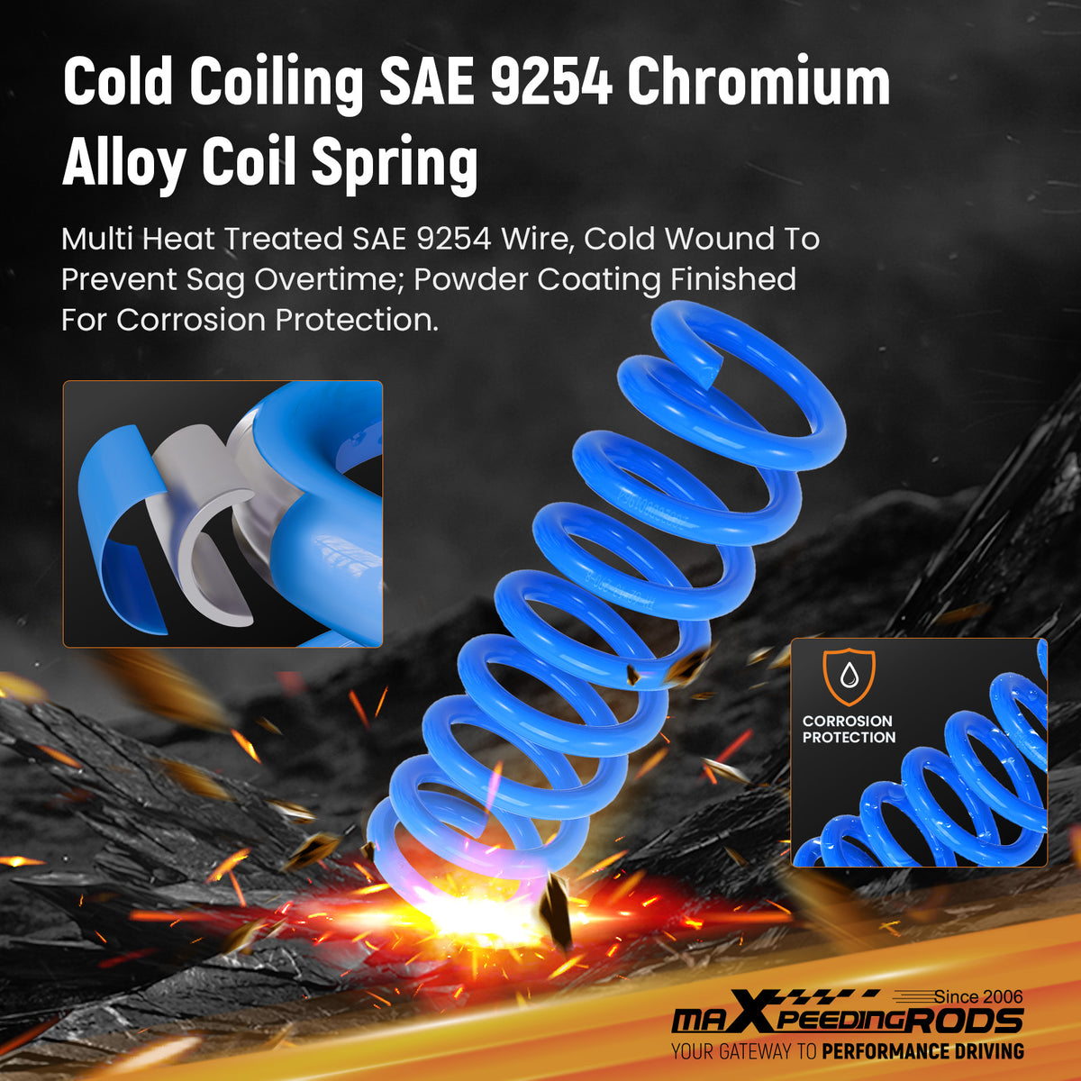 Lowering Springs compatible For BMW F30 Sedan 320i/328i/335i/340i 2012-2018