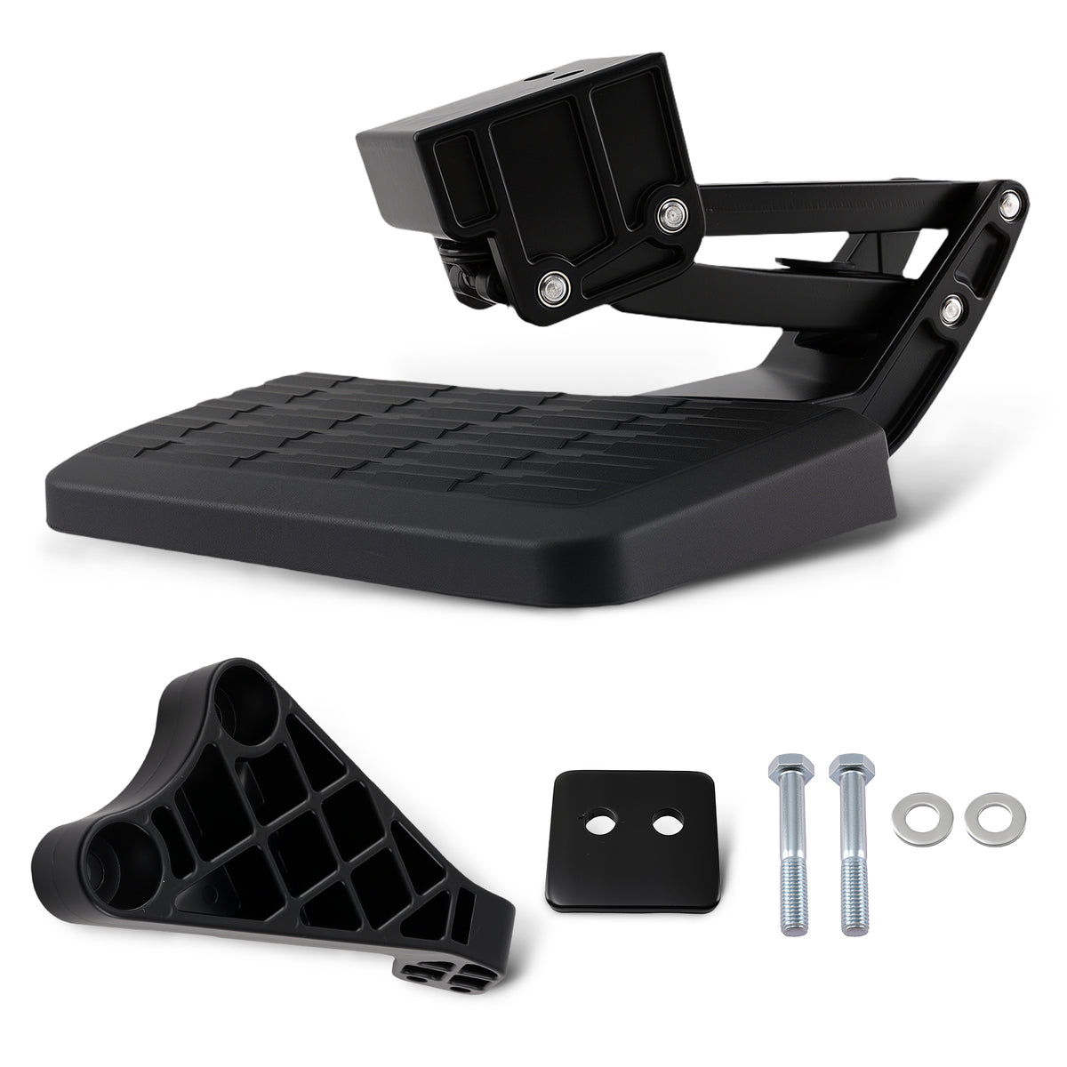 Aluminum Flip Down Step compatible For Ford F-150 2006-2014 V6 V8 75302-01A Under Bumper