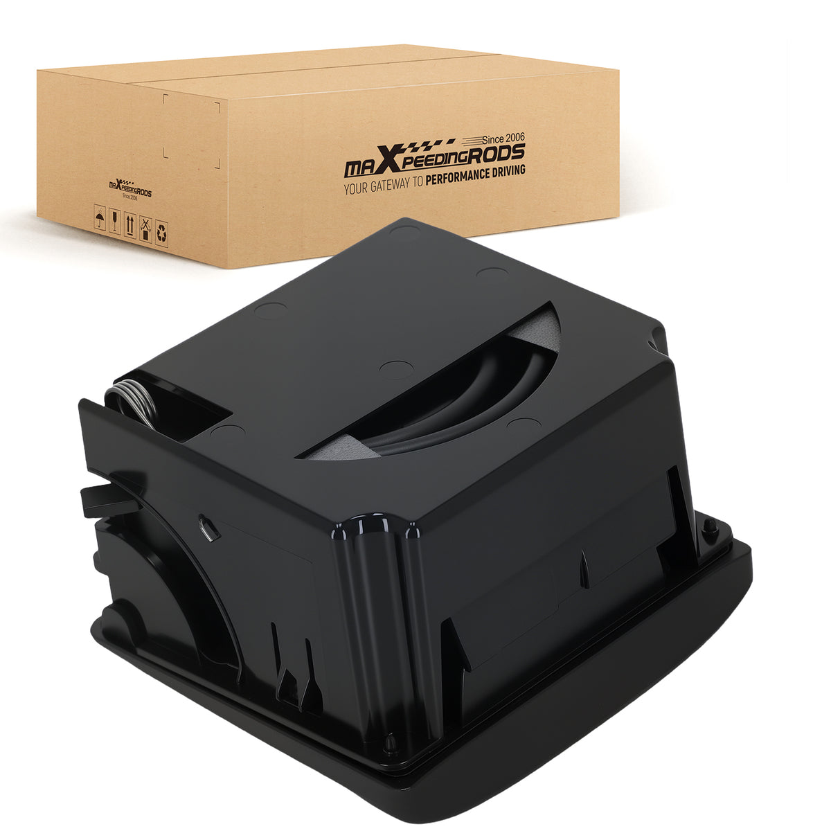 Black Cup Holder compatible for Subaru Legacy 2.5L Turbo 05-09 66150AG01AJC Rear ABS