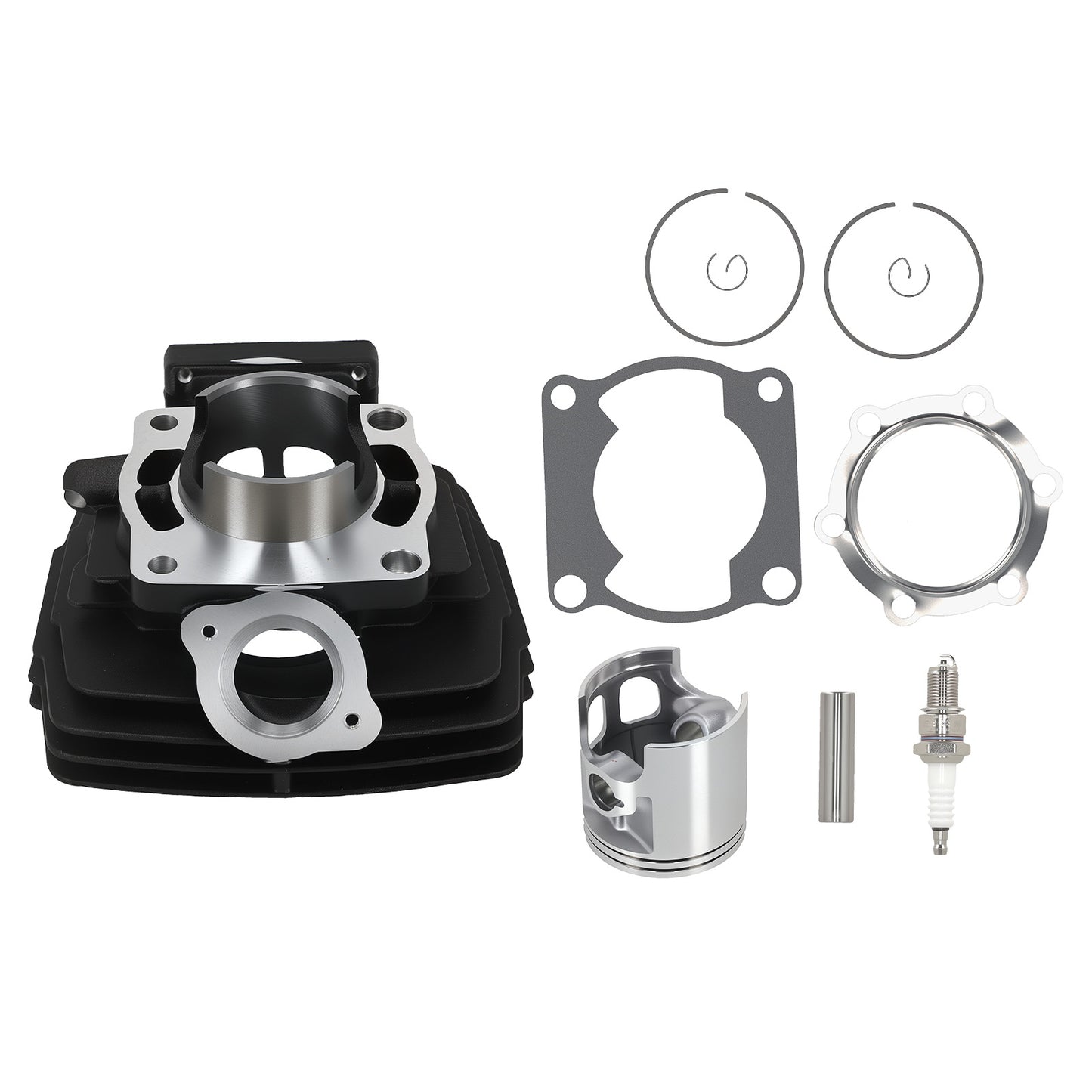 Cylinder Head Kit compatible For Yamaha DT175 MX175 1978-2014 Complete Assembly 66mm Bore