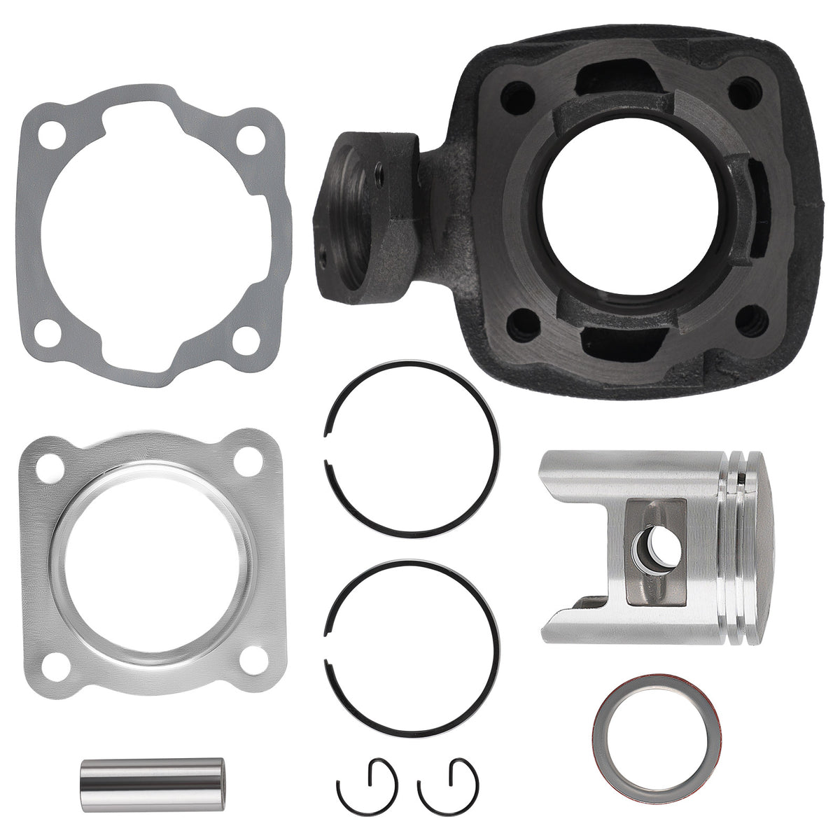 Cylinder Piston Gasket Top End Kit compatible for Honda NQ50 Spree 1984 1985 1986 1987