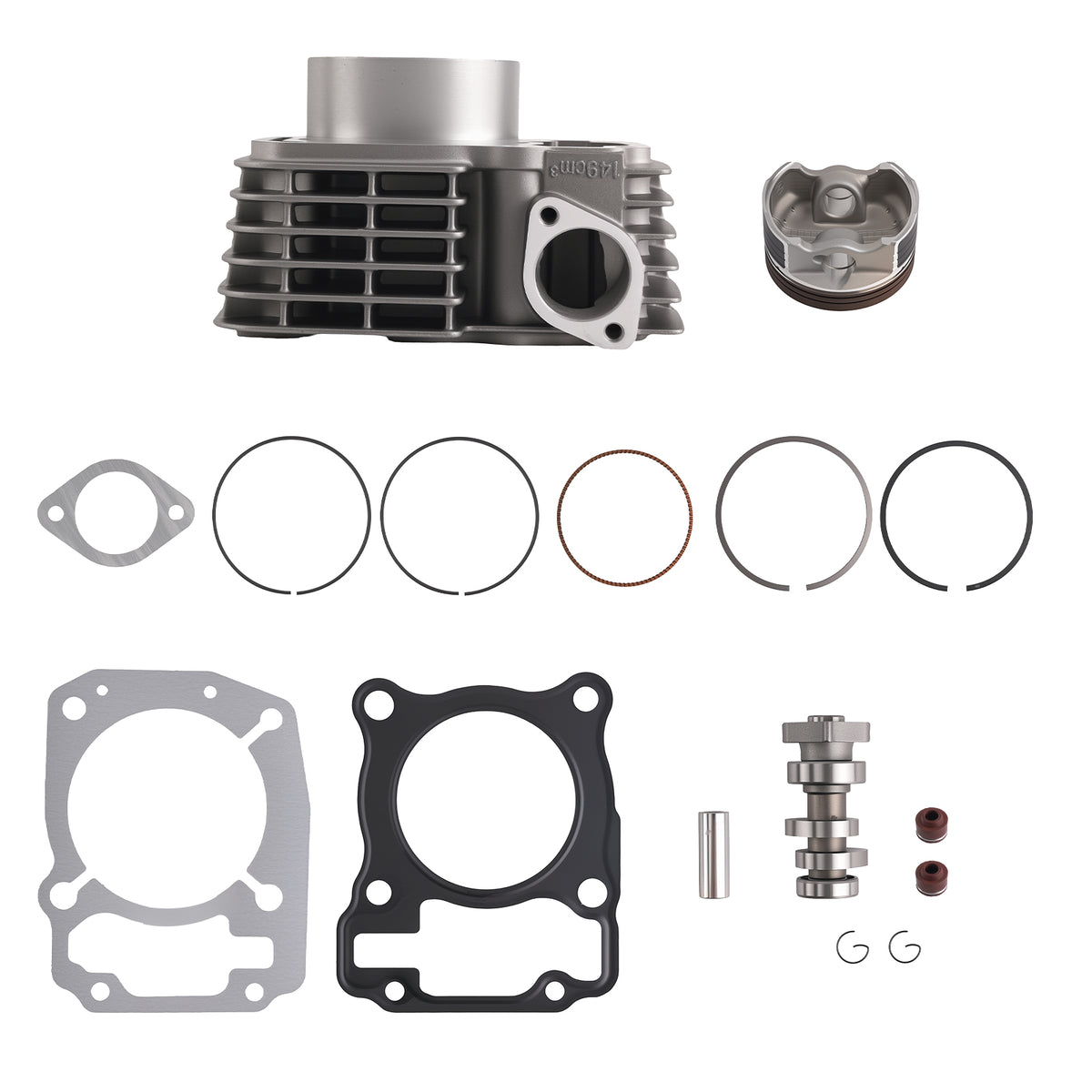 Camshaft 200cc BIG BORE Cylinder Piston Kit compatible For HONDA CRF150F CRF 150F 2006-2017