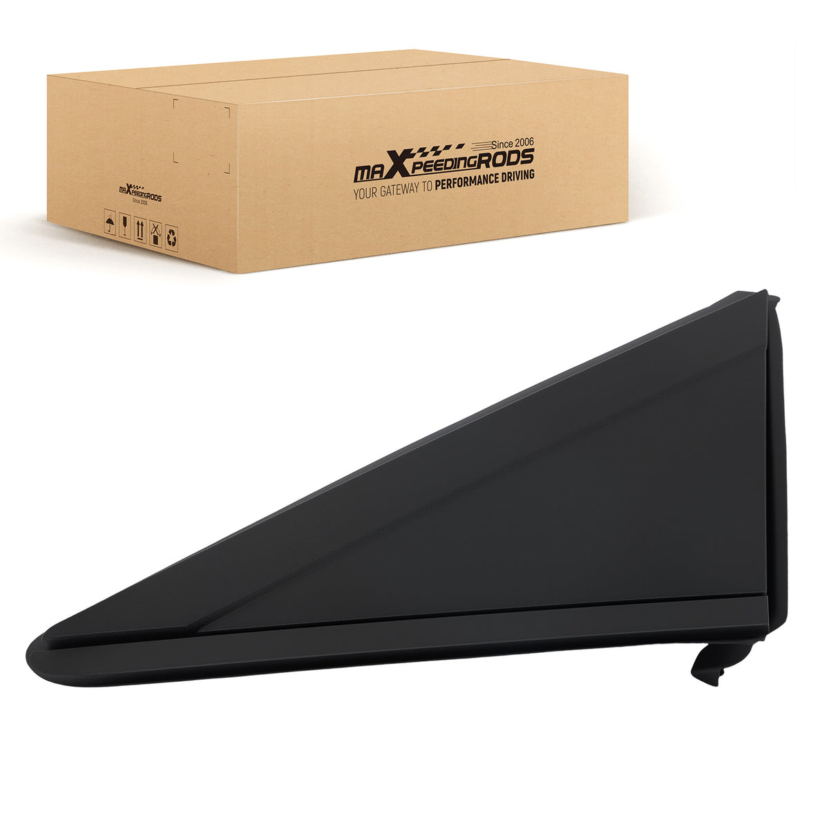 Left Mirror Flag Applique compatible for Chrysler TownCountry 08-20 1AN69RXFAA 1AN69RXFAB