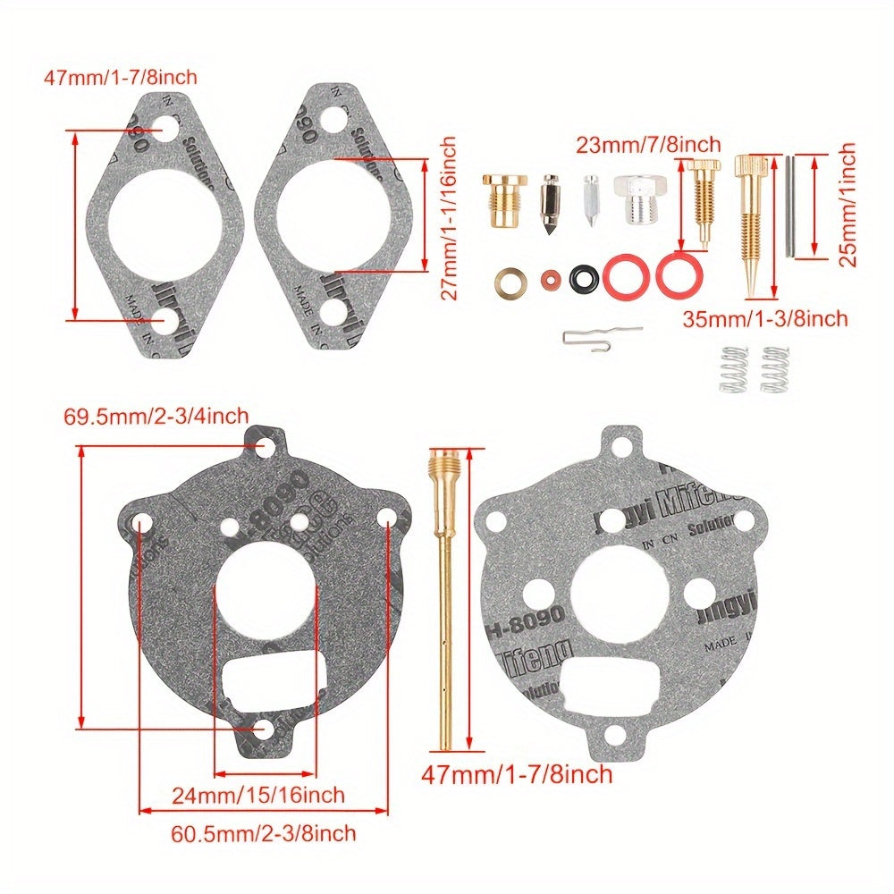 Hipa Carburetor Repair Kit For Briggs Stratton 394693 291763 295938 398235 Engine