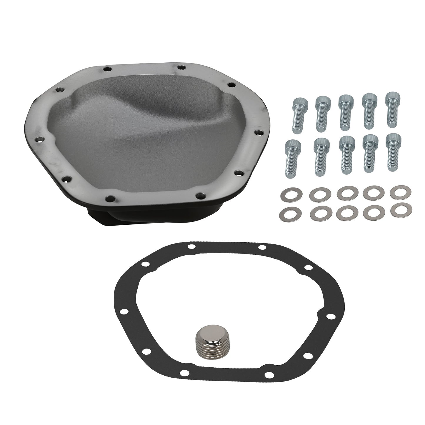 Aluminum Differential Cover compatible For Chevrolet K20 1975-1976 SPC4909BKKIT