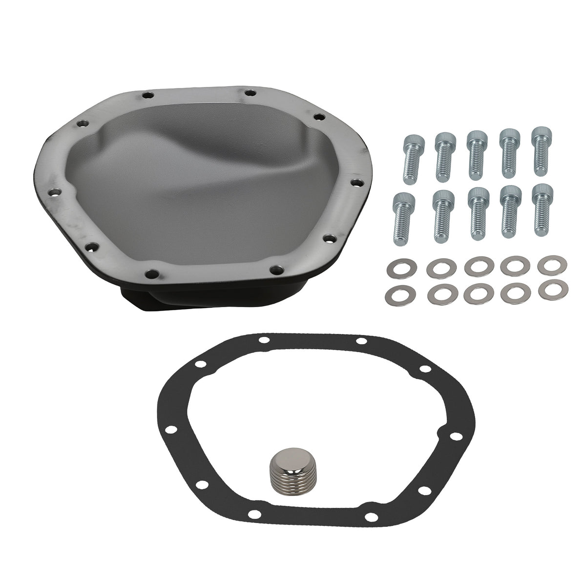 Aluminum Differential Cover compatible For Chevrolet K20 1975-1976 SPC4909BKKIT
