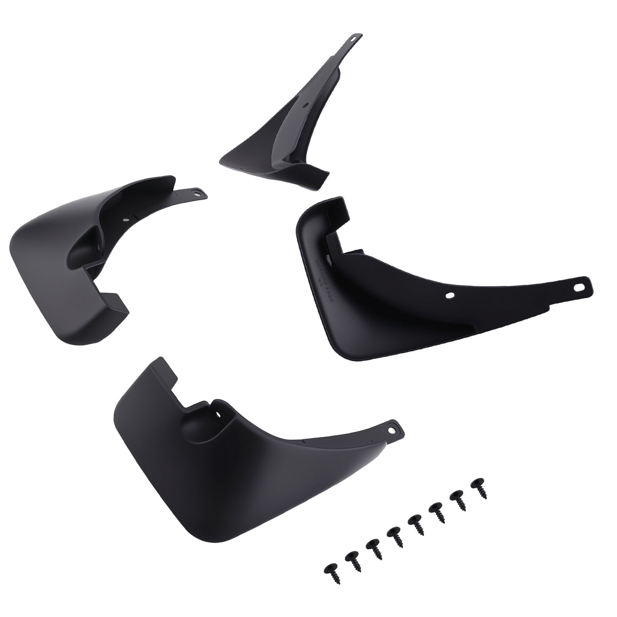 4-Piece Mud Flaps Splash Shields compatible for Toyota RAV4 2006-12 XA30 Complete Coverage