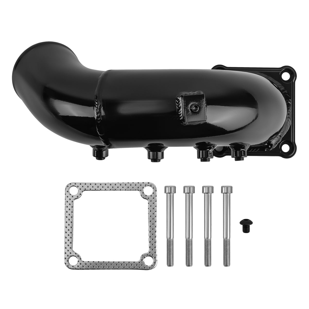 Air Intake Elbow Tube Horn High Flow compatible For Dodge Ram 5.9L compatible For Cummins Diesel 1998-2002