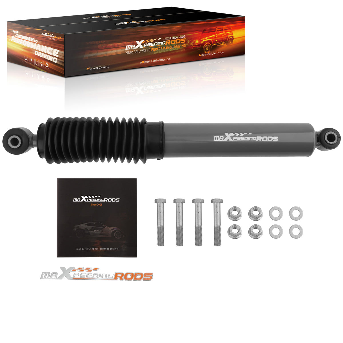 Front Suspension Stabilizer compatible For Jeep Wrangler JL Unlimited 2018-2025 Damper