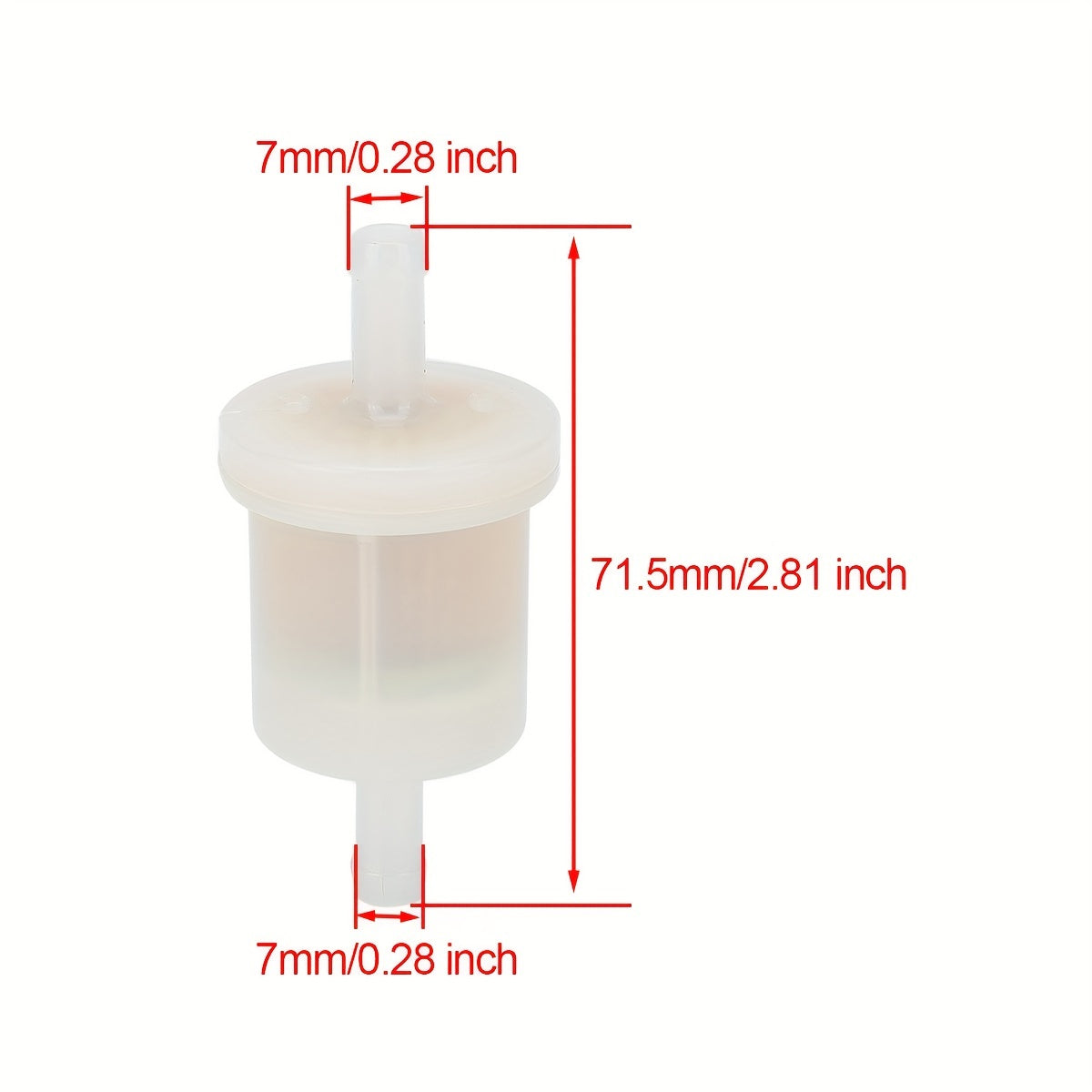 5pcs 691035 493629 Fuel Filter For BS 40 Micron 1/4 Inline 12hp 17.5 27 35hp Engines