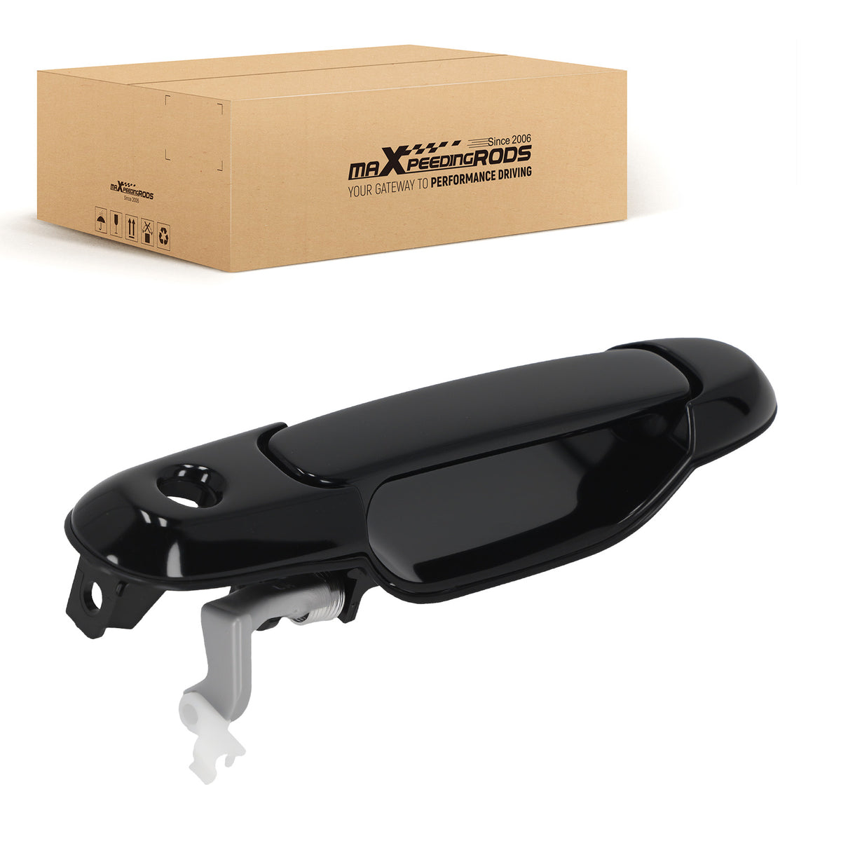 Black Door Handle compatible for Toyota Sienna 1998-2003 Front Left 69220-08010 80850