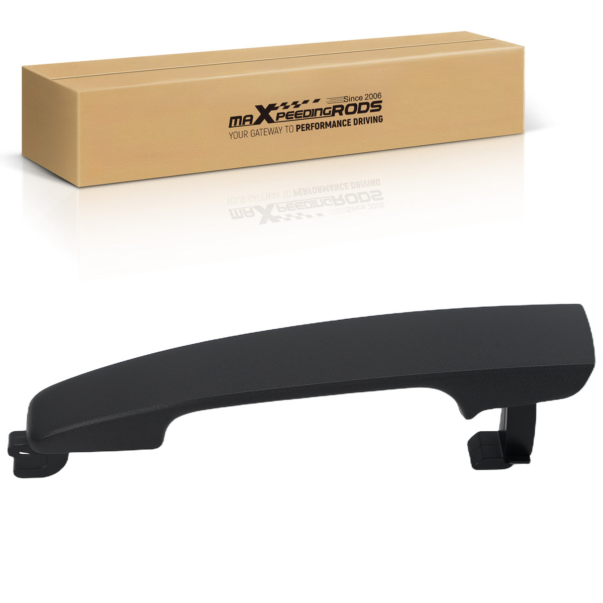 Black Door Handle Exterior compatible for Ford Focus 08-11 Front Right 8S4Z5422088CA