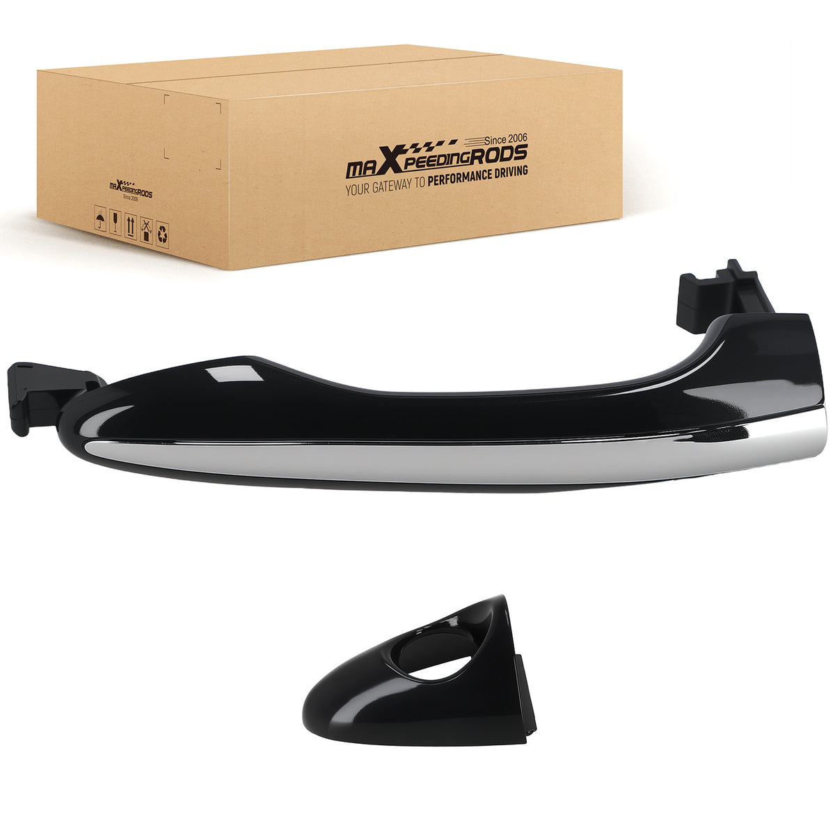 Chrome Black Door Handle Front Left compatible for Kia Optima 2011-2015 82651-2T000