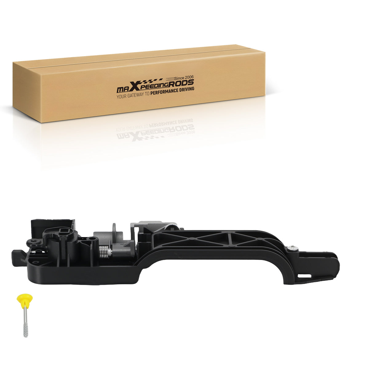 Black Outside Door Handle Front Left compatible for Ford Focus 2008-2011 8S4Z5426685B