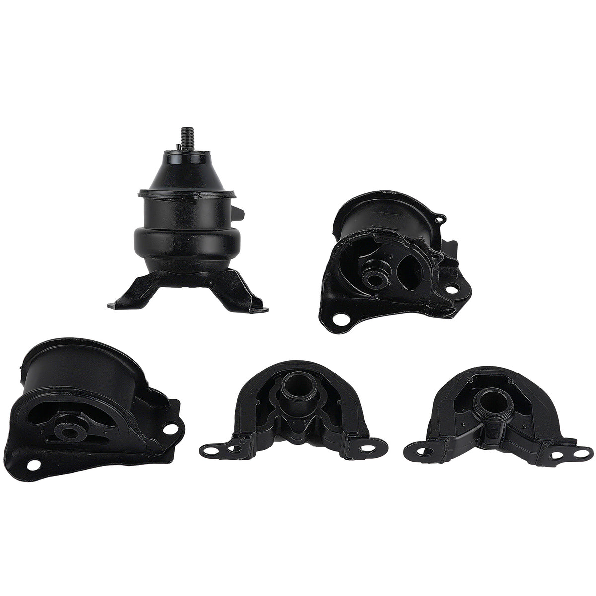 Engine MotorAuto Trans Mount 5 Set compatible For Honda CR-V 2.0L 1997 1998-2001 A6502