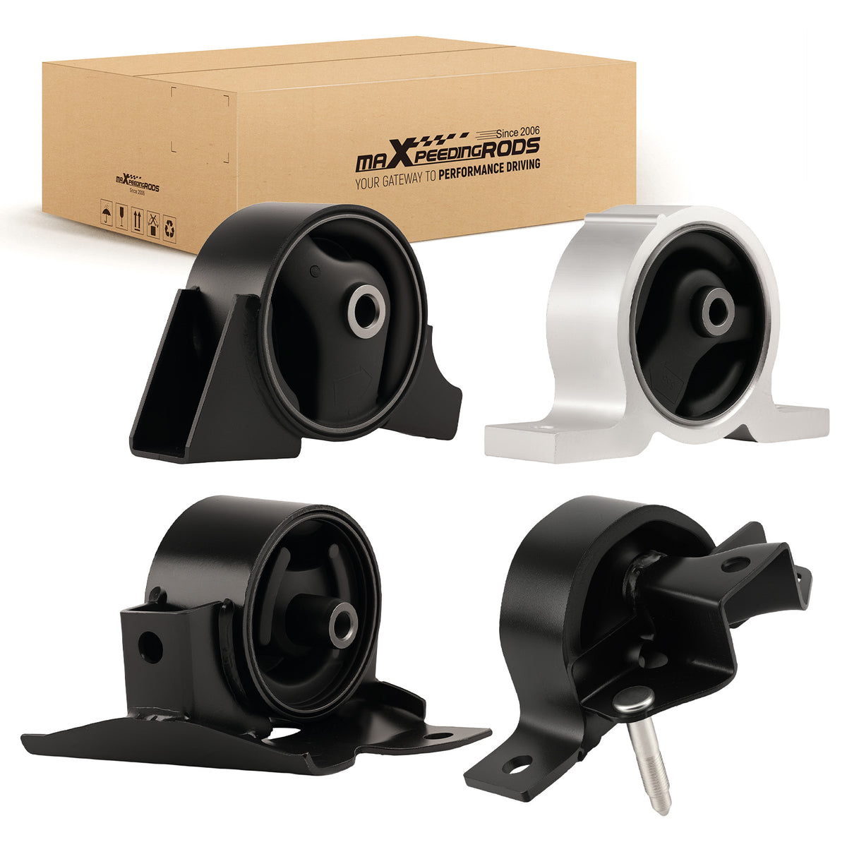 4pcs Motor Mounts compatible For Nissan Sentra 1.8L 2000-2006 Auto A7314 A4305 A7315 A4301