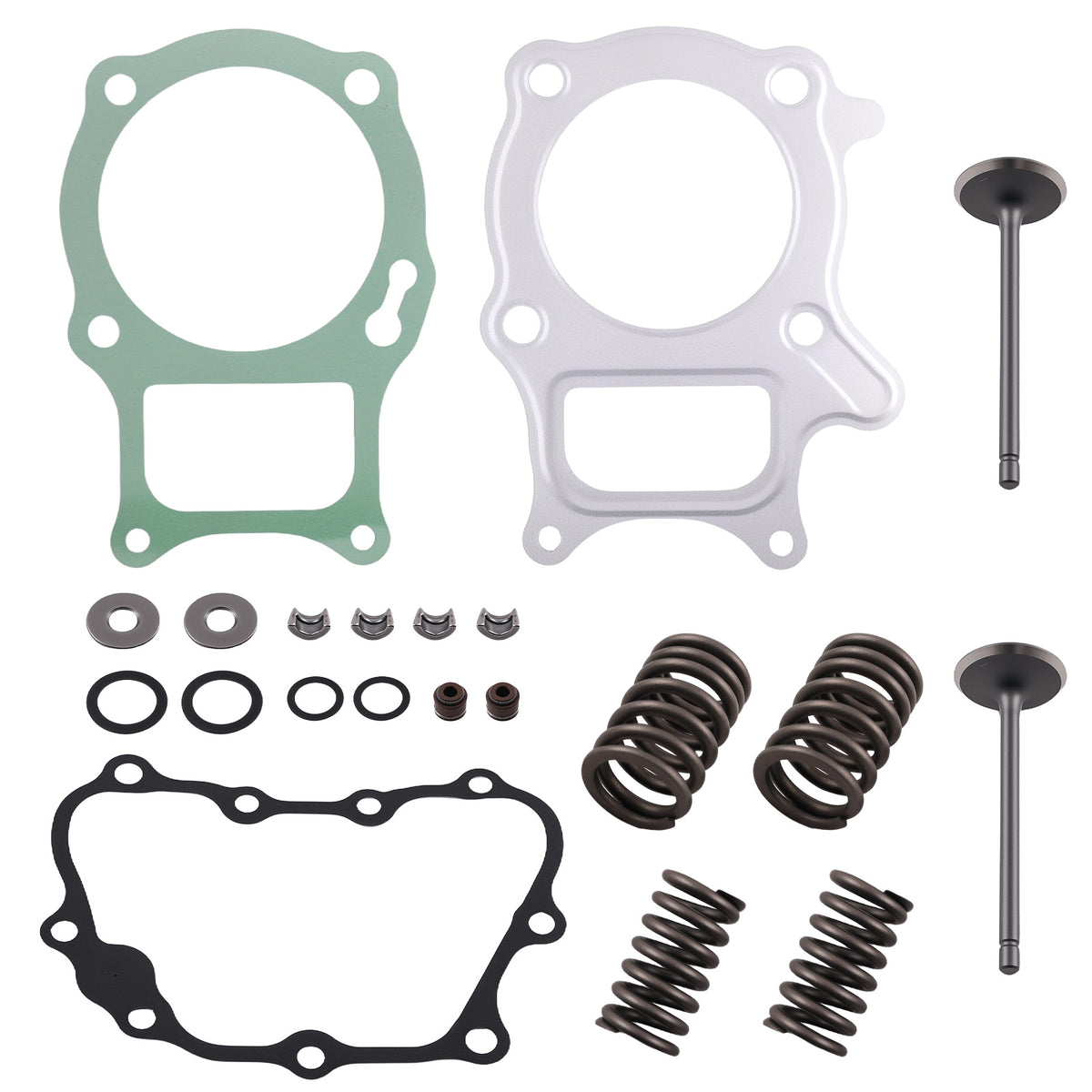 Cylinder Head Valve Gasket Kit compatible for Honda TRX250TM Recon 250 2X4 2002-2018