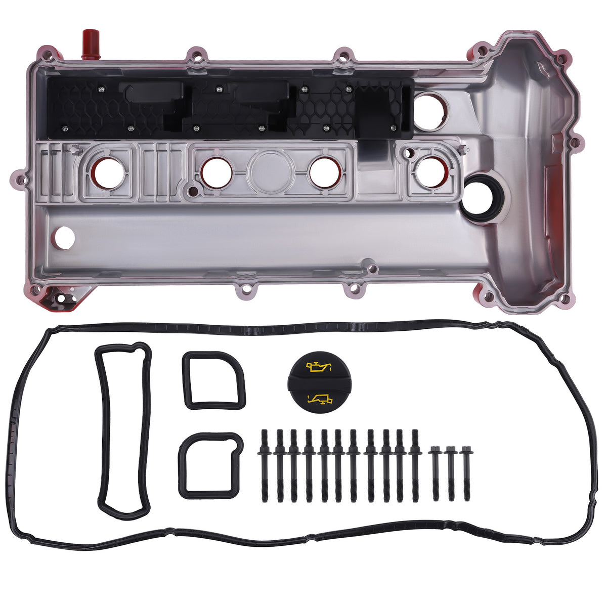 Aluminum Valve Cover compatible For Mazda 5 2.3L 2.5L NA 2009-2015 L502-10-210E
