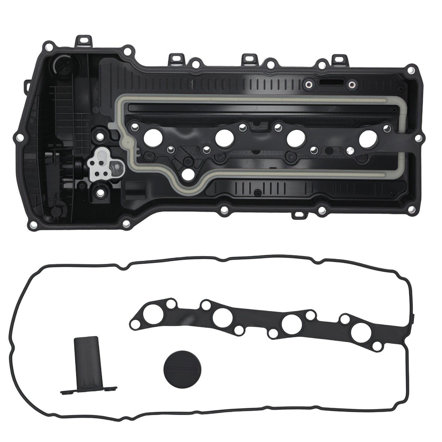Engine Valve Cover w/ Gasket compatible For Toyota Tacoma 2.7L DOHC 2016-2021 11201-75080