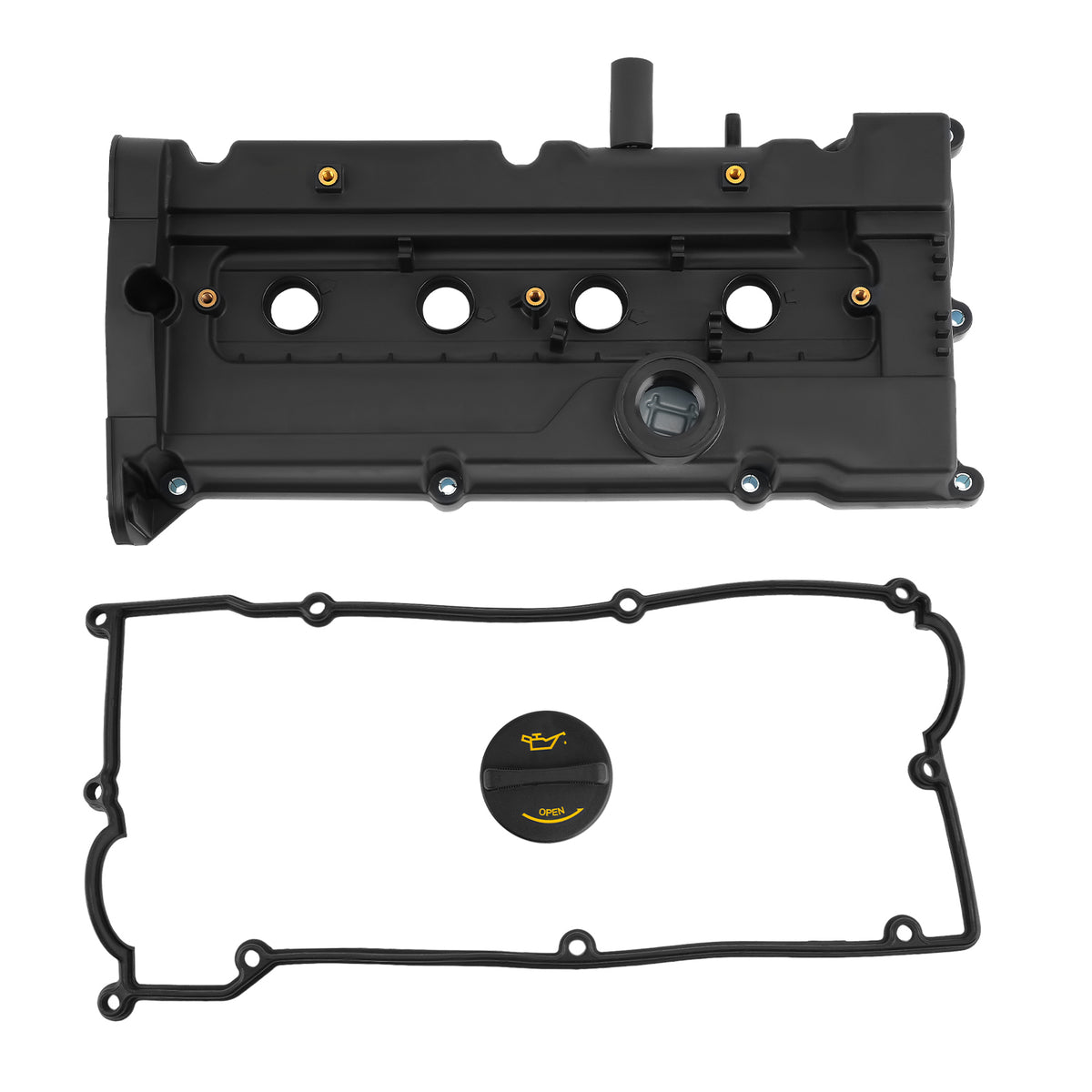 Valve CoverPCV ValveGasketCap Kit compatible For Hyundai Accent 01-04 2241026611
