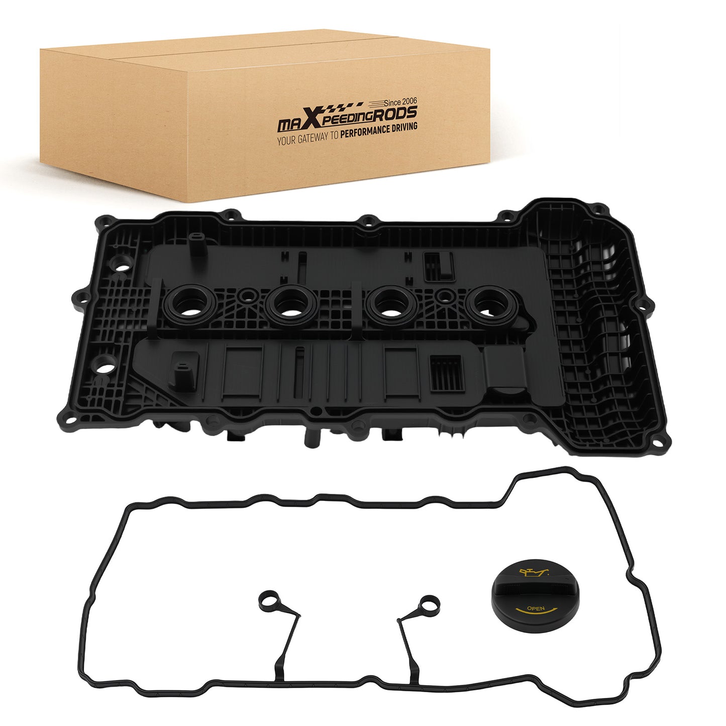 Engine Valve Cover & Gasket compatible For Kia Soul 12-13 2.0L compatible For Hyundai Elantra 11-16 1.8L