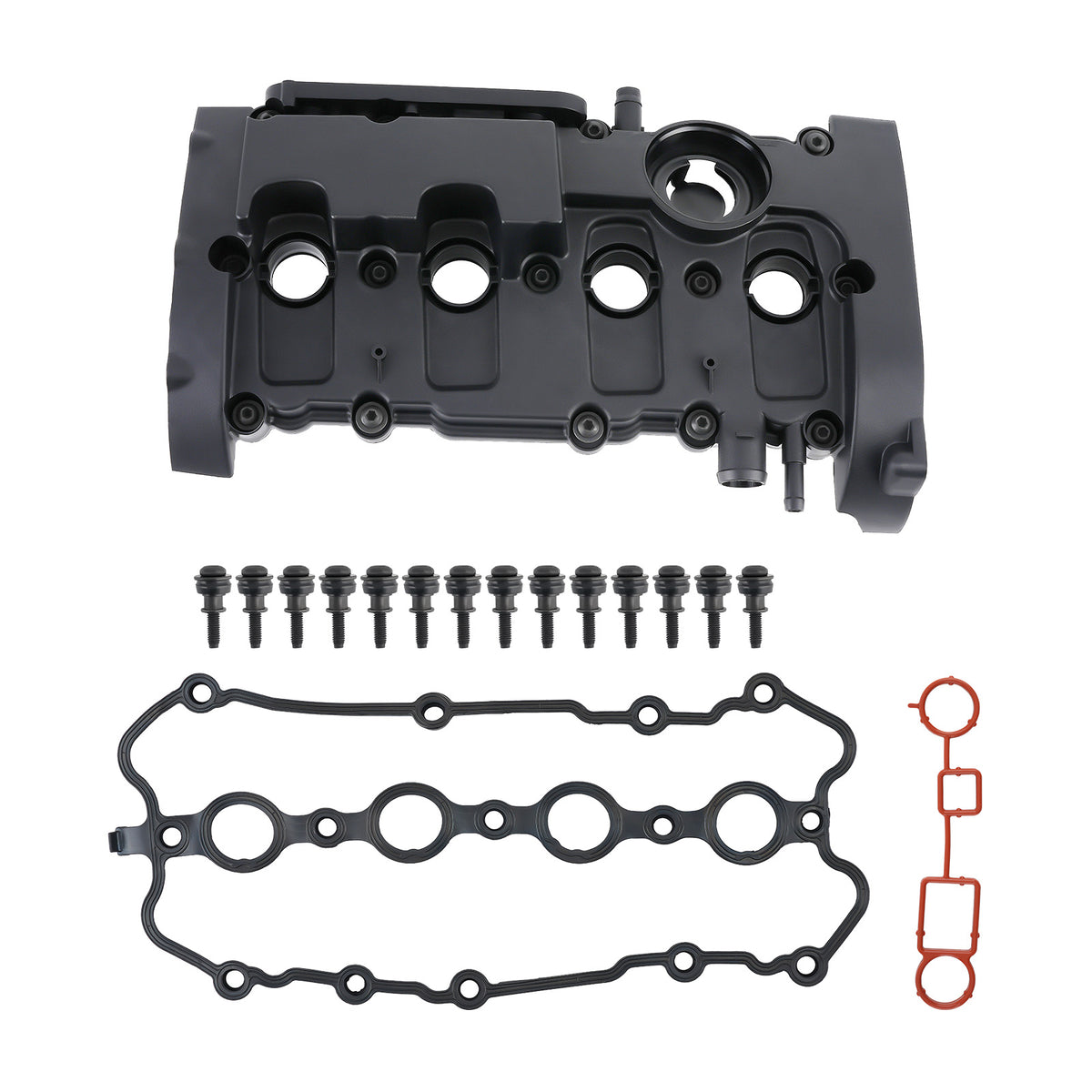 Cylinder Valve Cover compatible For Audi A4 A4 Quattro 2.0L Turbo DOHC 2005-2009 06D103469N