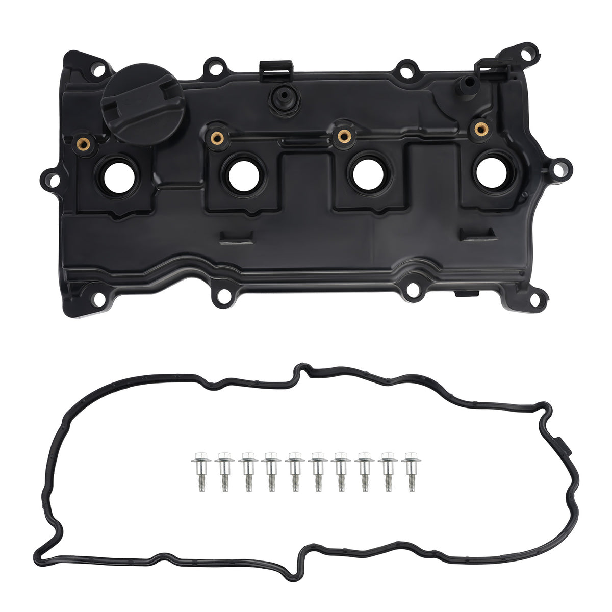 Valve Cover w/ GasketOil Cap Kit compatible For Nissan Rogue 2017-2020 Altima 2018 2.5L