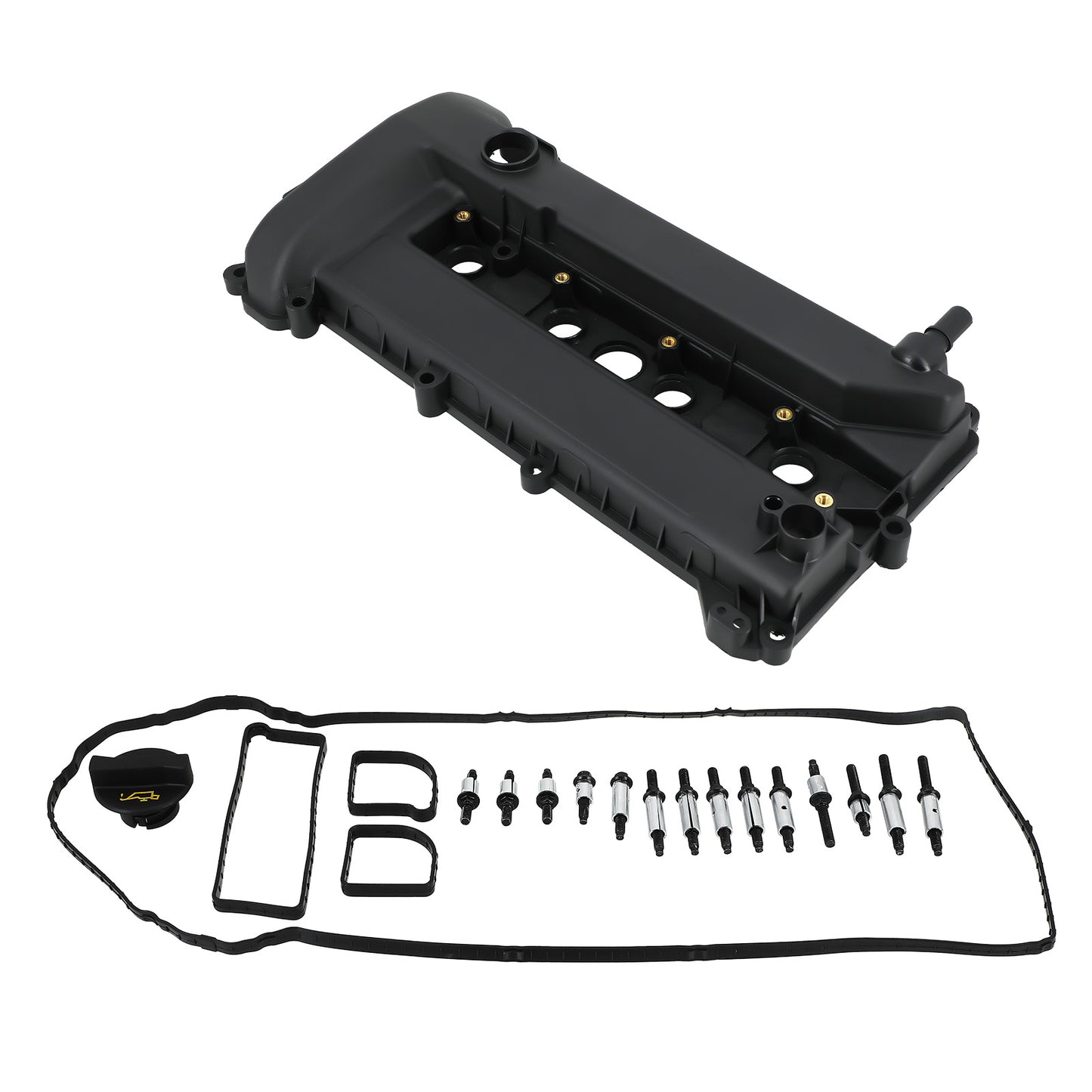 Engine Valve Cover Set compatible For Ford Escape Focus Transit Connect 2.0L 2.3L 2005-2013