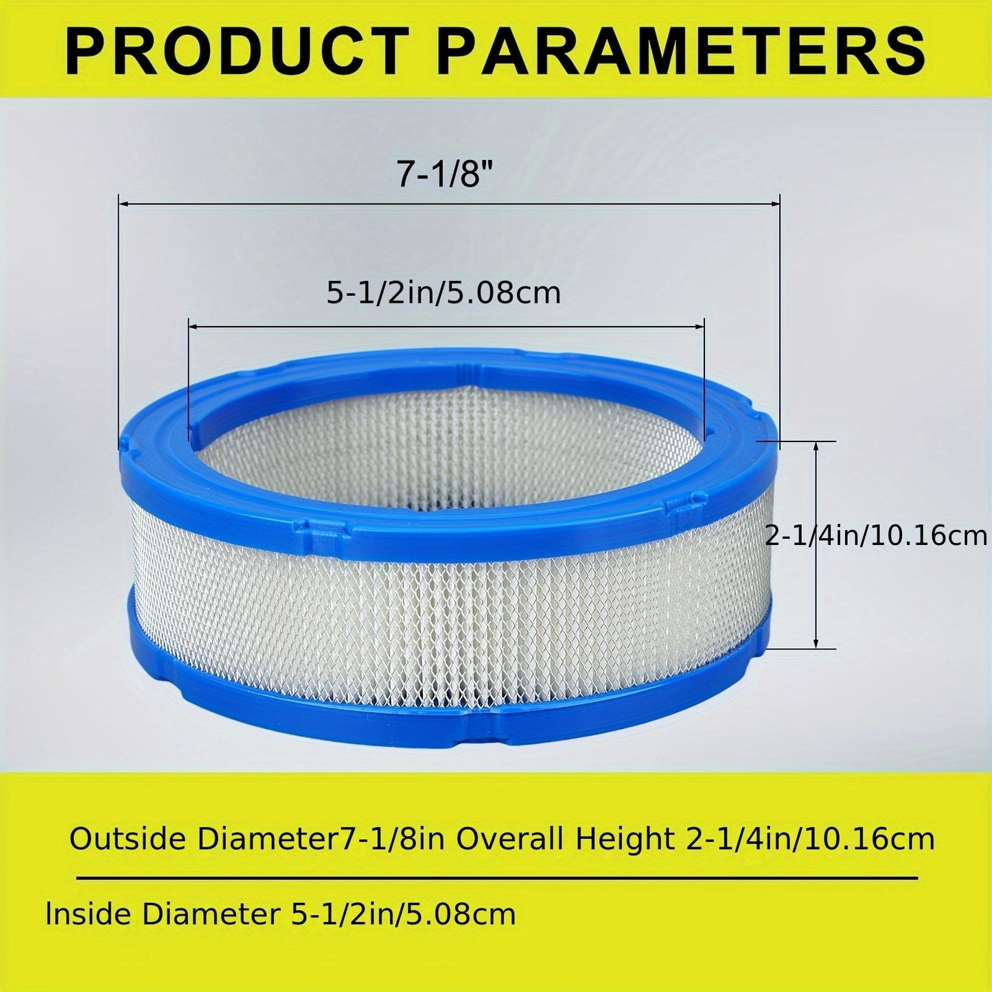 394018 Air Filter For Briggs & Stratton 392642 394018S 271271 272490 16HP 18 HP Engine
