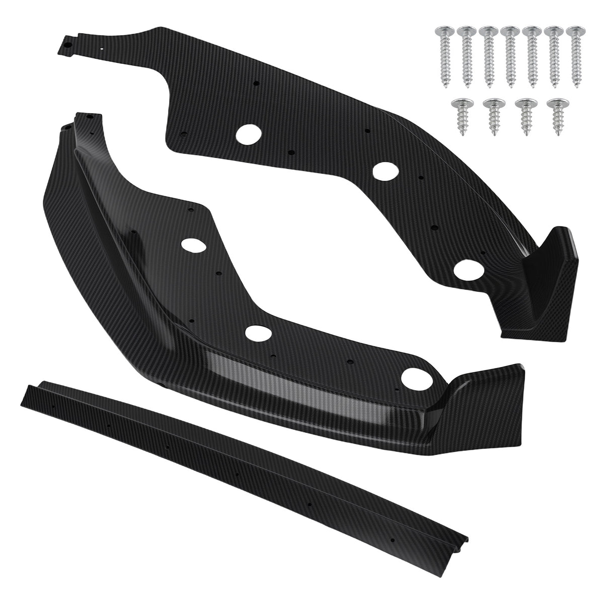 Carbon Fiber FRONT BUMPER SPOILER LIP For 2019-22 compatible For BMW 3 SERIES G20 M340I M SPORT