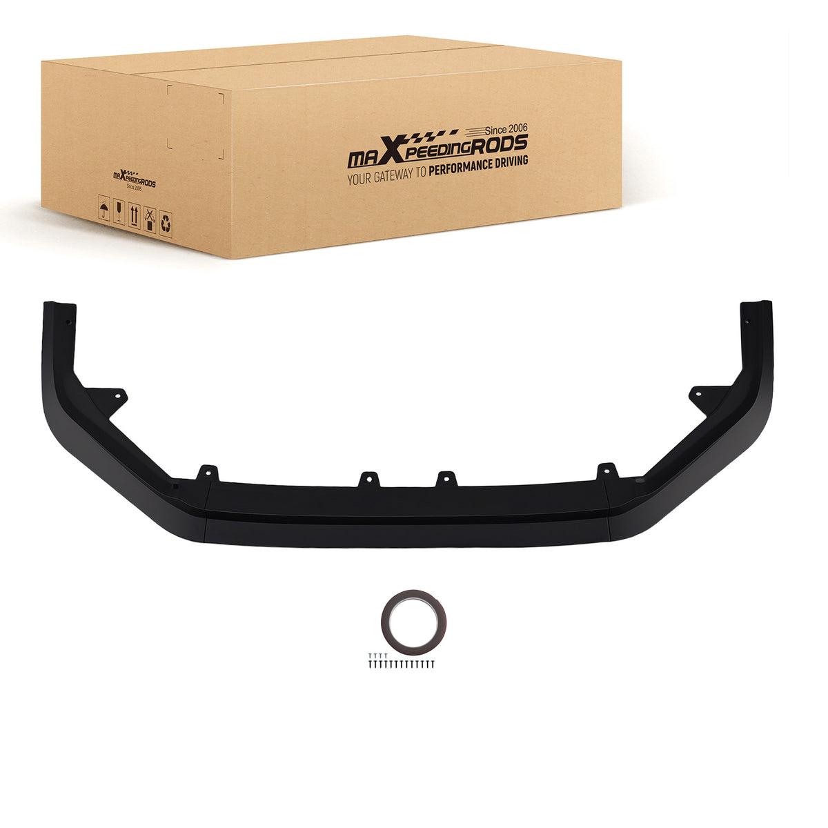 3PC Bumper Lip Extension compatible For Honda Civic 2022-25 All Models RS Style Matte Black