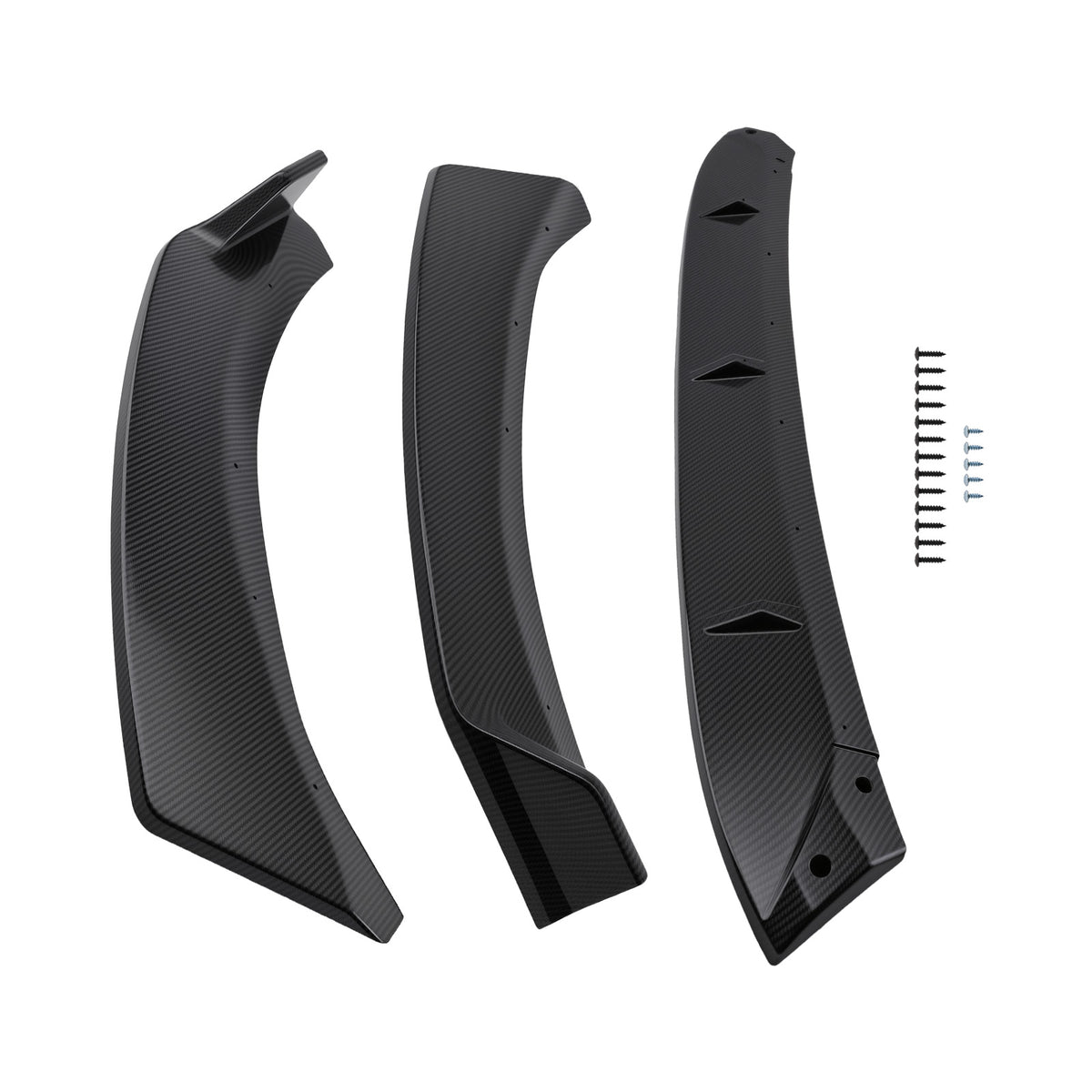 Front Bumper Lip Shield compatible For KIA K5 GT GT-LINE EX LX 2021-2023 Carbon Look