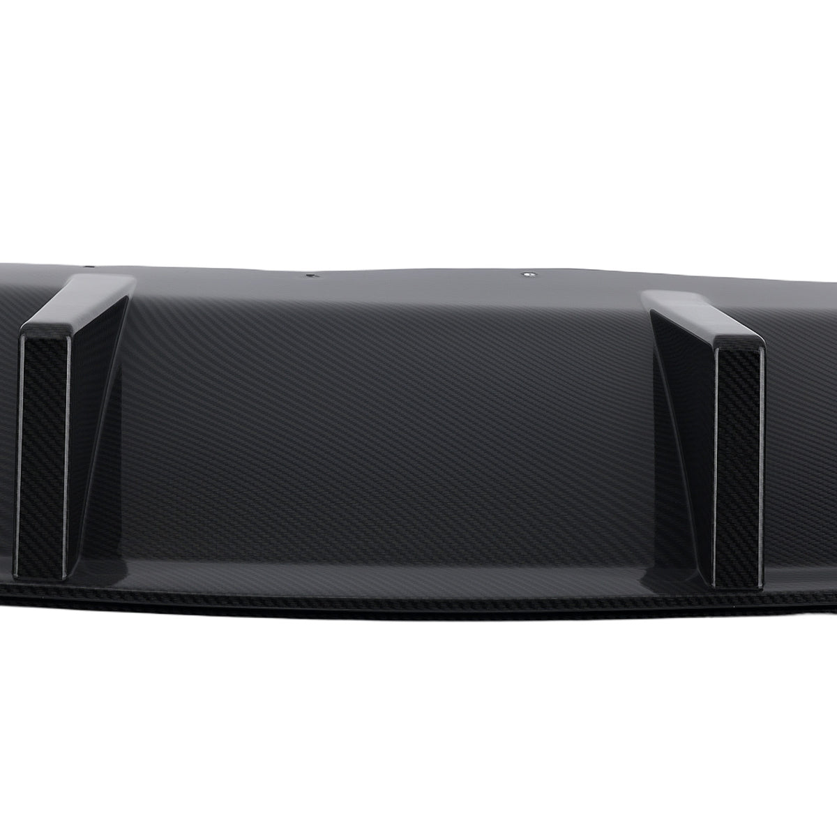 Rear Diffuser Bumper Lip Carbon Look For 11-16 compatible For BMW 5 Series F10 M Sport 535i