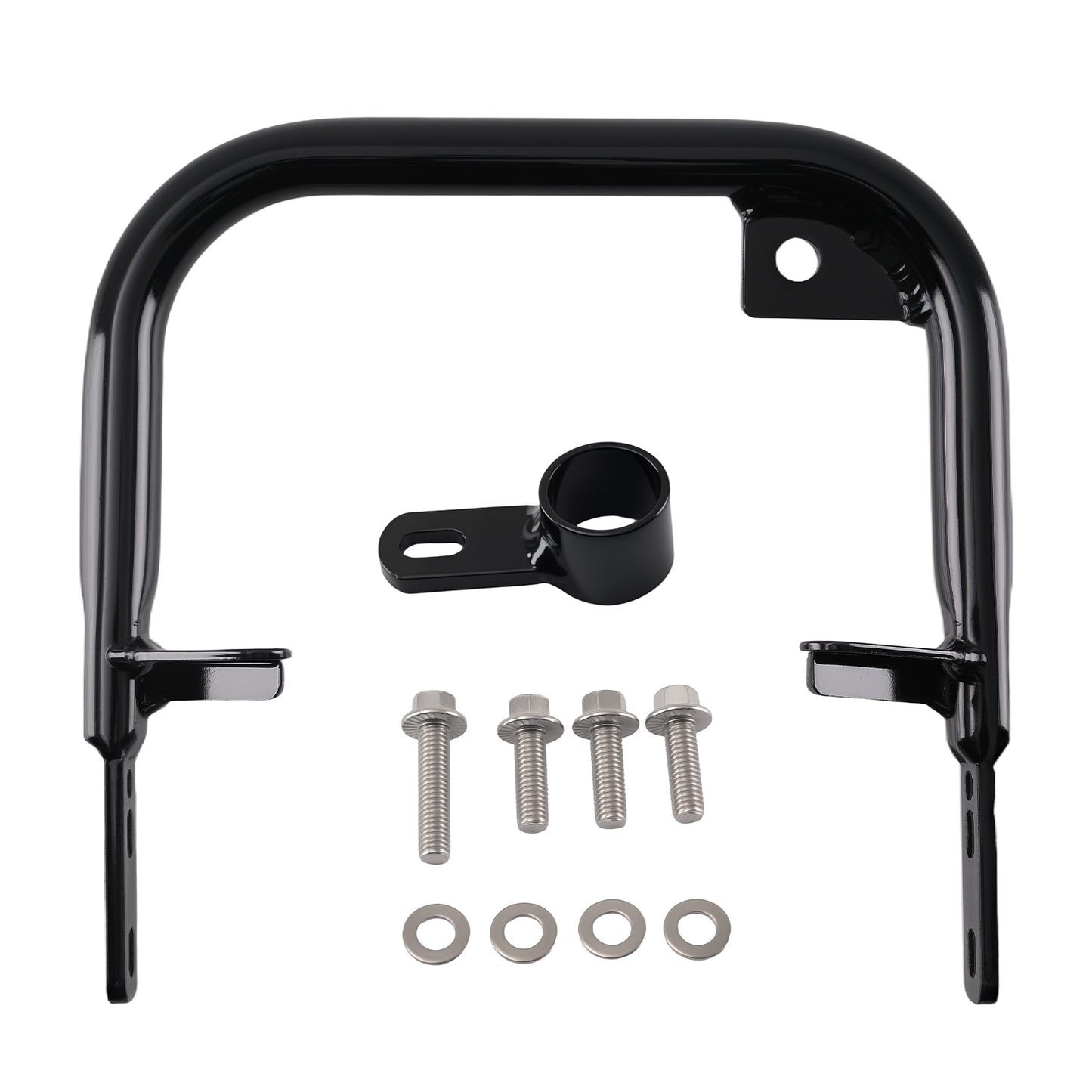 Rear Grab Bar Bumper compatible For Honda TRX450R 2006-2012 Black Aluminum Powder Coated