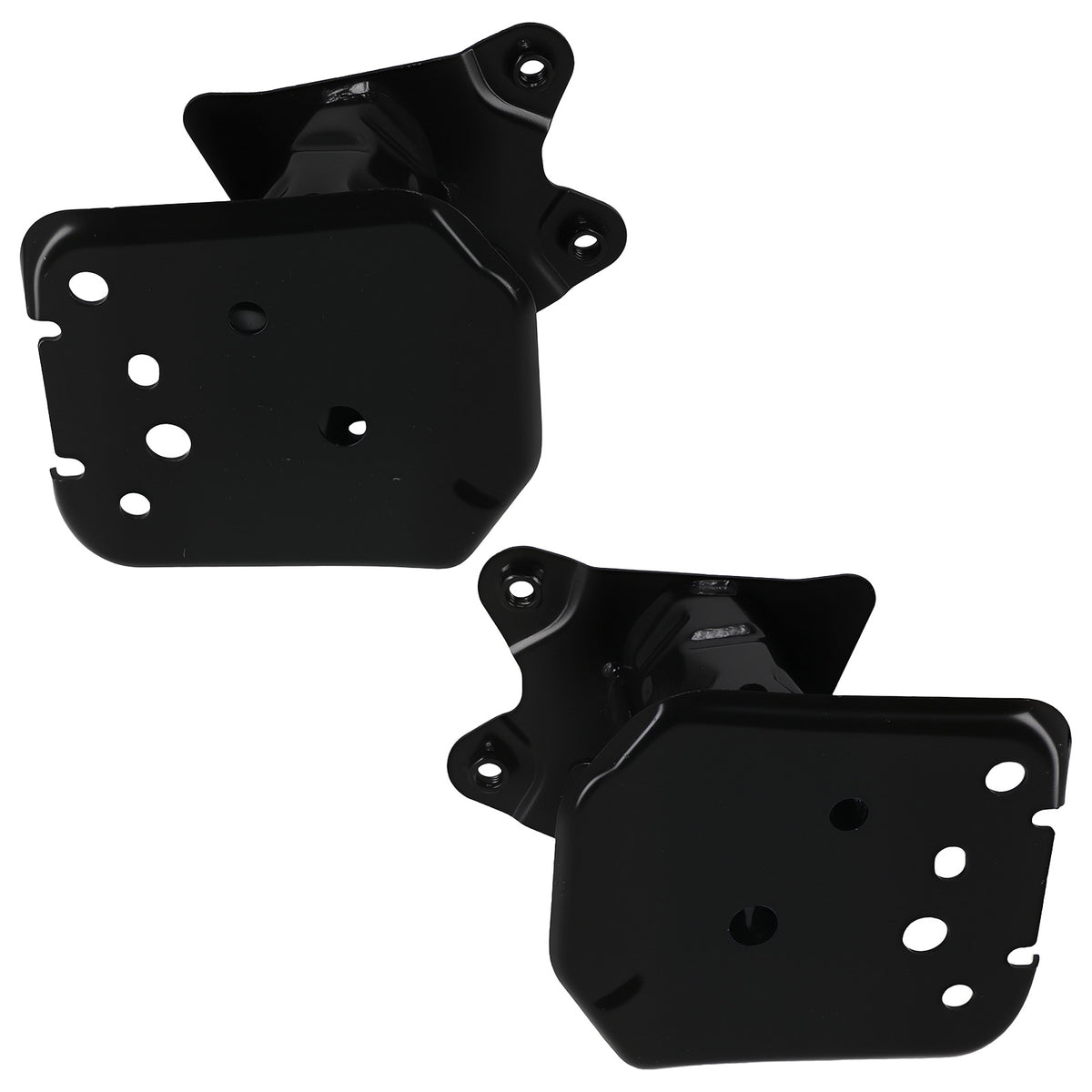 Front Bumper Rail Support Bracket compatible For Toyota RAV4 2013-2018 Metal Black