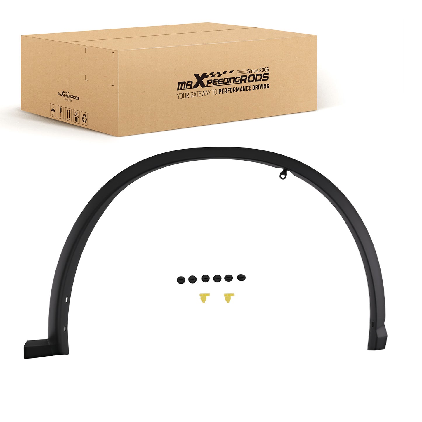Fender Trim Molding Right Front compatible For Nissan Murano 2015-2024 768525AA0A Black