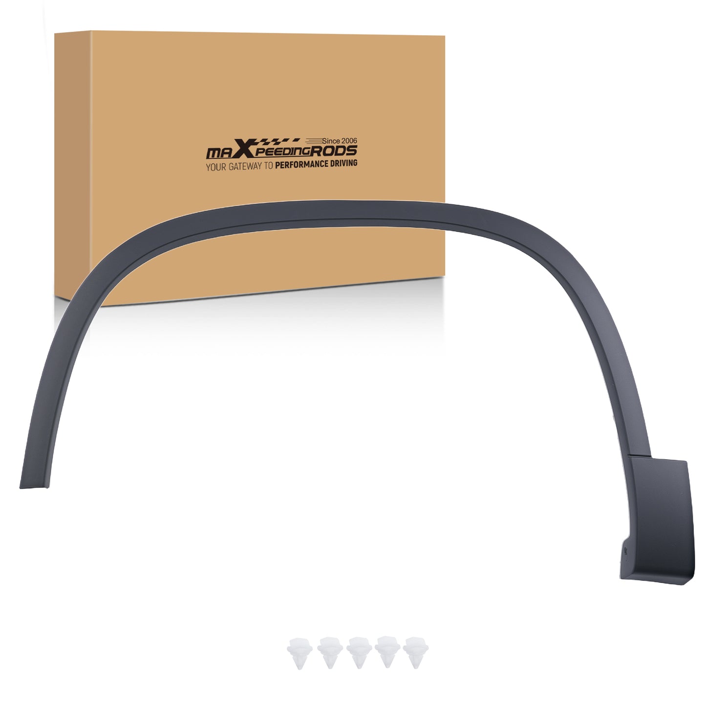 Fender Arch Molding compatible For VW Tiguan Highline S 2012-2017 Front Left Black