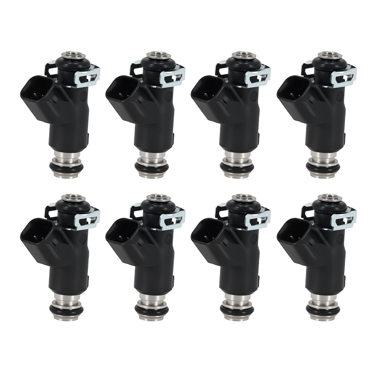 Set of 8 Fuel Injectors compatible for GMC 6.0L compatible for Silverado Sierra 2010-2013 6.6L 12613412