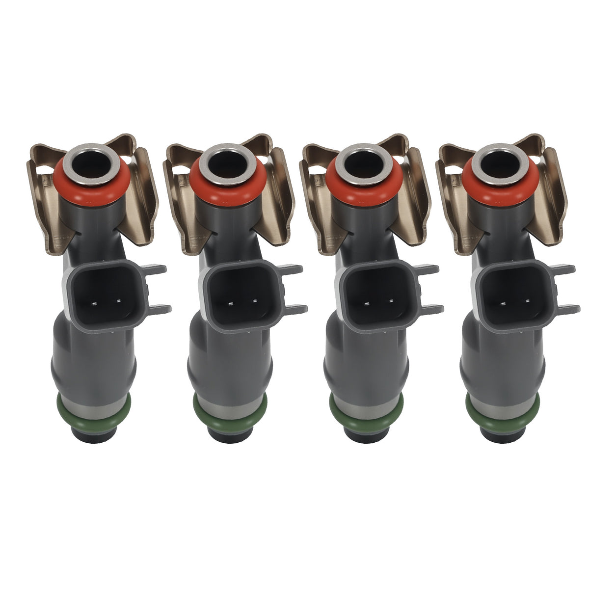 4Pcs Fuel Injector compatible For Chevrolet HHR compatible For Malibu 2.2L 2.4L 2009-2012 12613163 12 Hole
