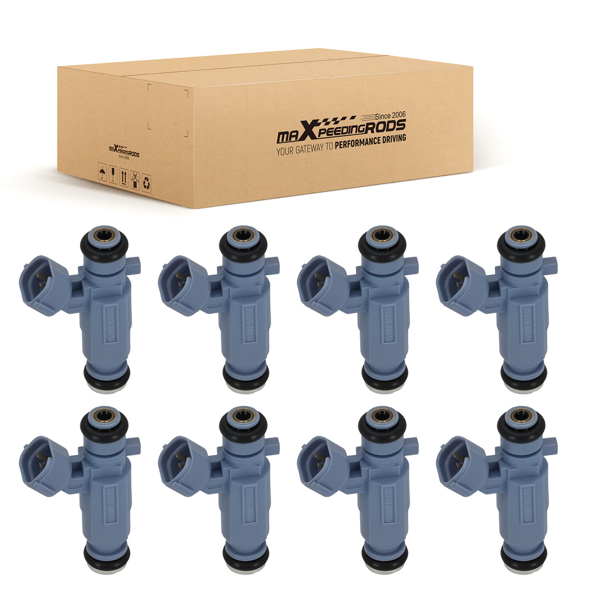 4 Hole Fuel Injectors 6pcs compatible for Kia Amanti Sedona Sorento 3.5L 842-12256 2002-06